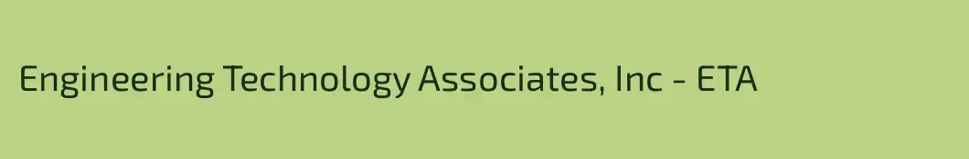 Engineering Technology Associates, Inc - ETA